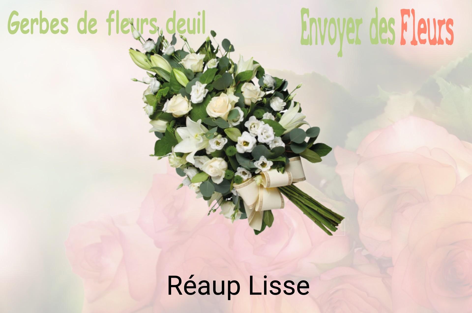 Gerbe de fleurs de deuil livrée à Réaup-Lisse